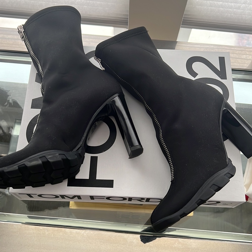Alexander McQueen Scuba Zip Booties
